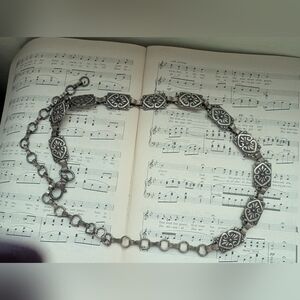 Vintage Silver Chain Belt